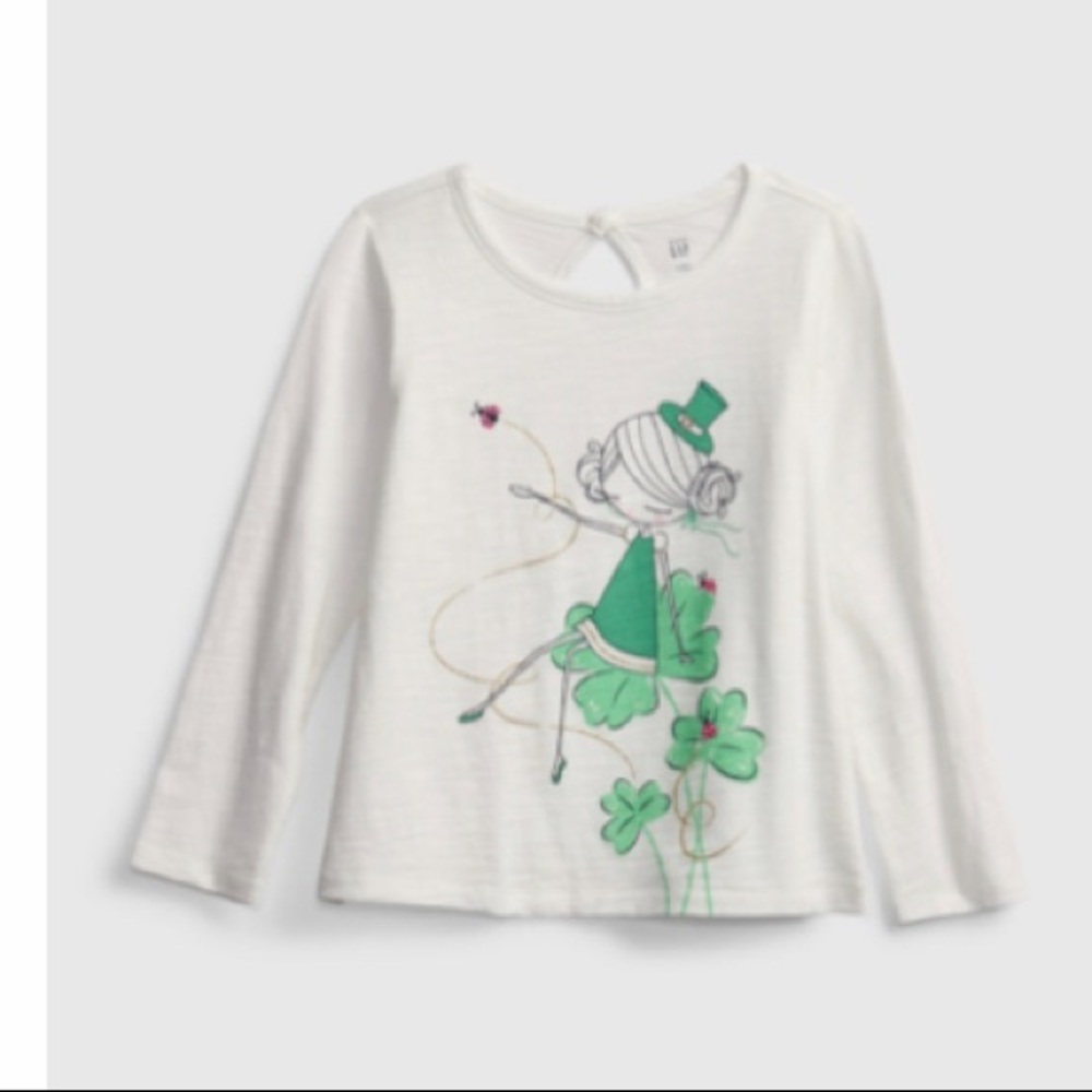 Gap St Patrick’s Day shirt long sleeve (NWT)